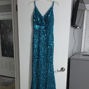 Mac Duggal Vibrant Blue Dress